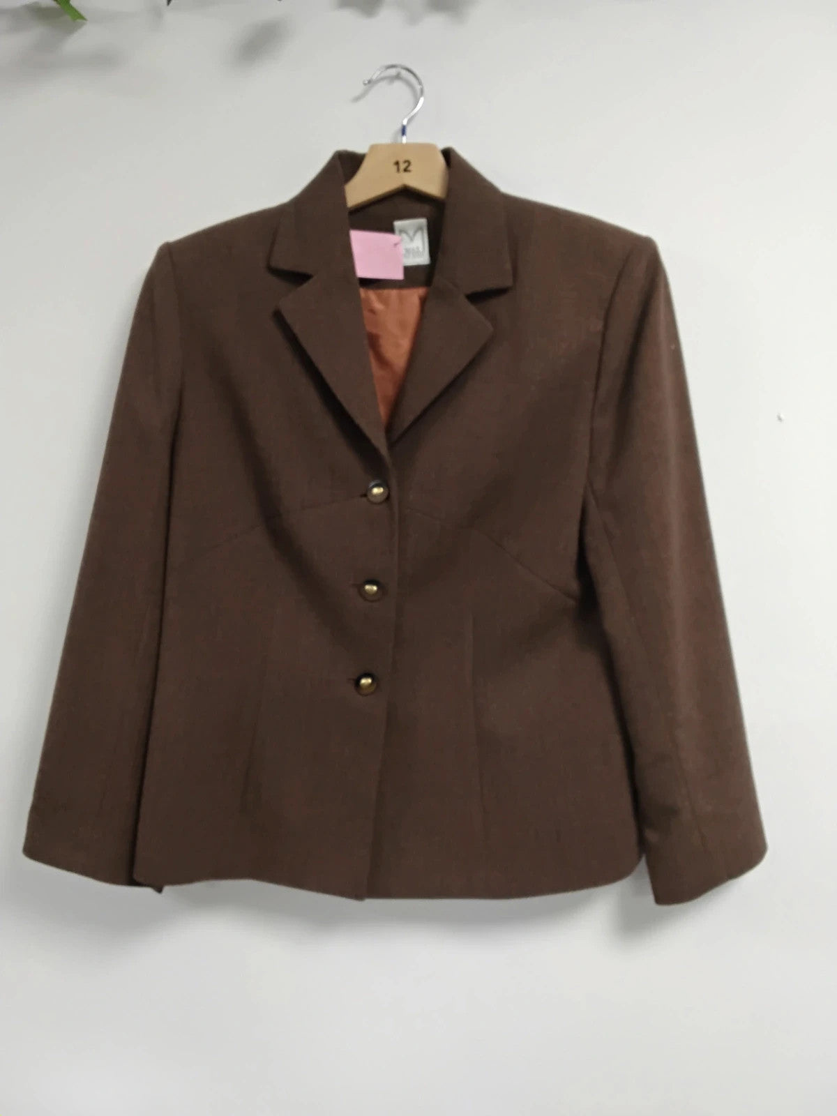 Max Pierre Blazer Brown Sz-14 5293MM