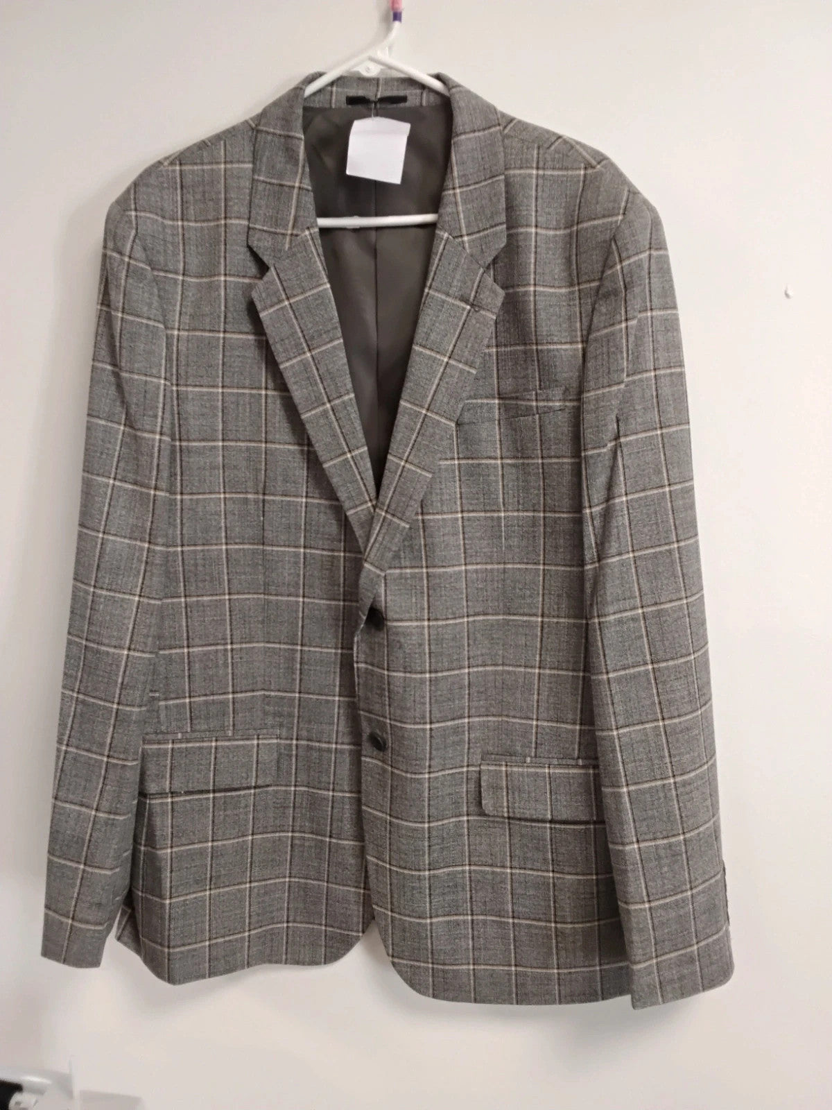 River Island  Mens Blazer Grey Sz-46 8474PD