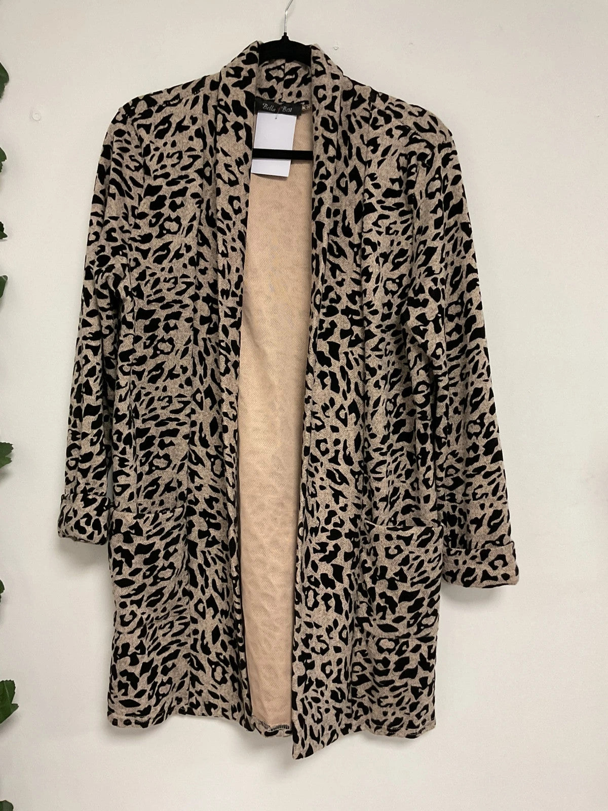 Bella Best Coat black & beige size-one 11094MC