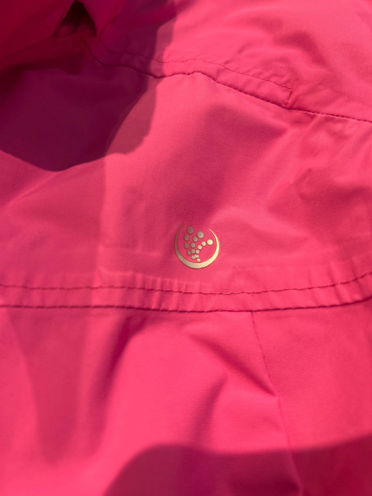 Dunnes Performsnce Bright Pink Outerwear Nylon with PU Coating Jacket Sz 16 11105SRM