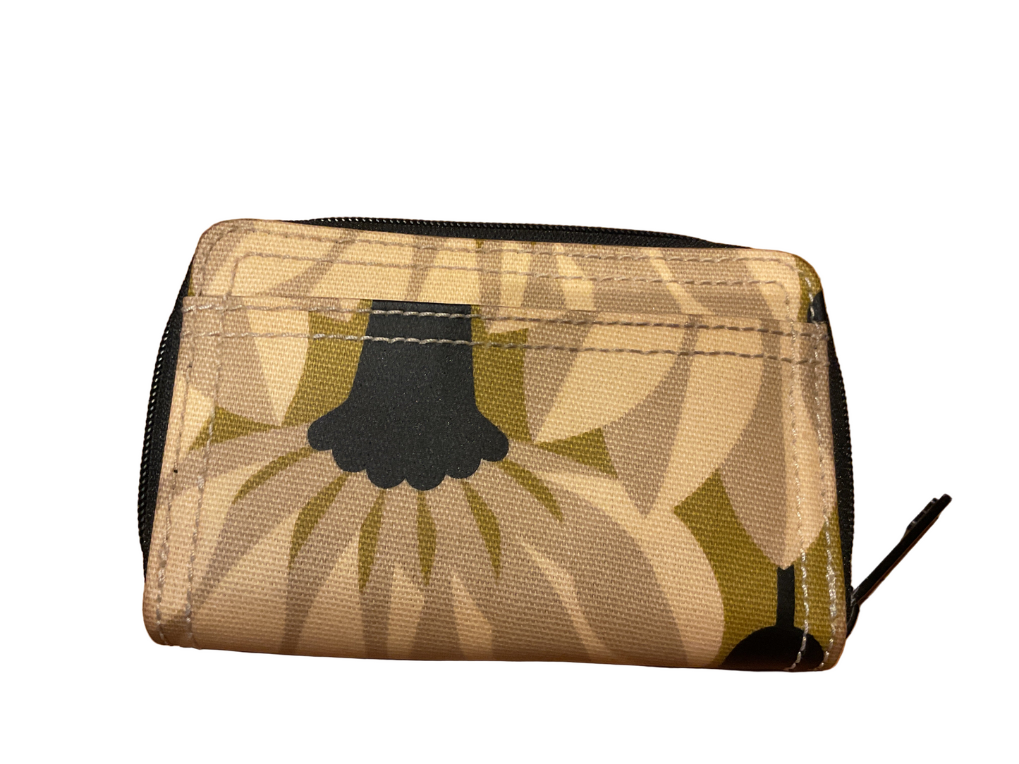 7273BC1025R50 Orla Kiely Cream Leaf Purse