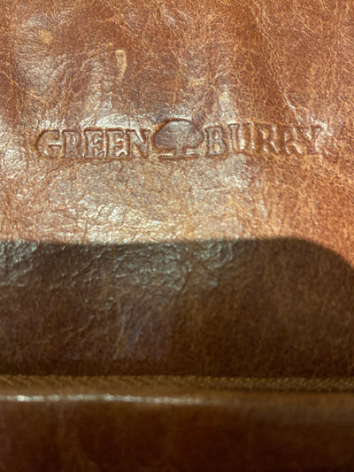 7270BC1025R50 Green Burry Brown Leather Cross Body