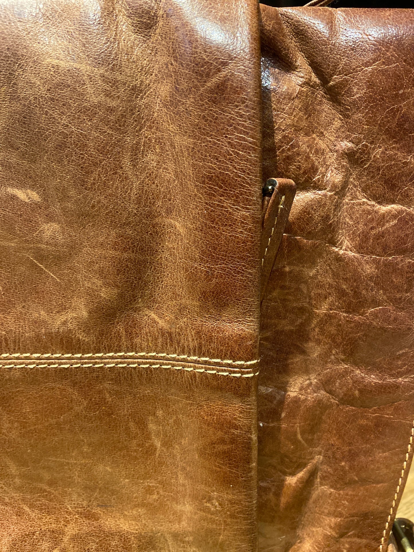 7270BC1025R50 Green Burry Brown Leather Cross Body