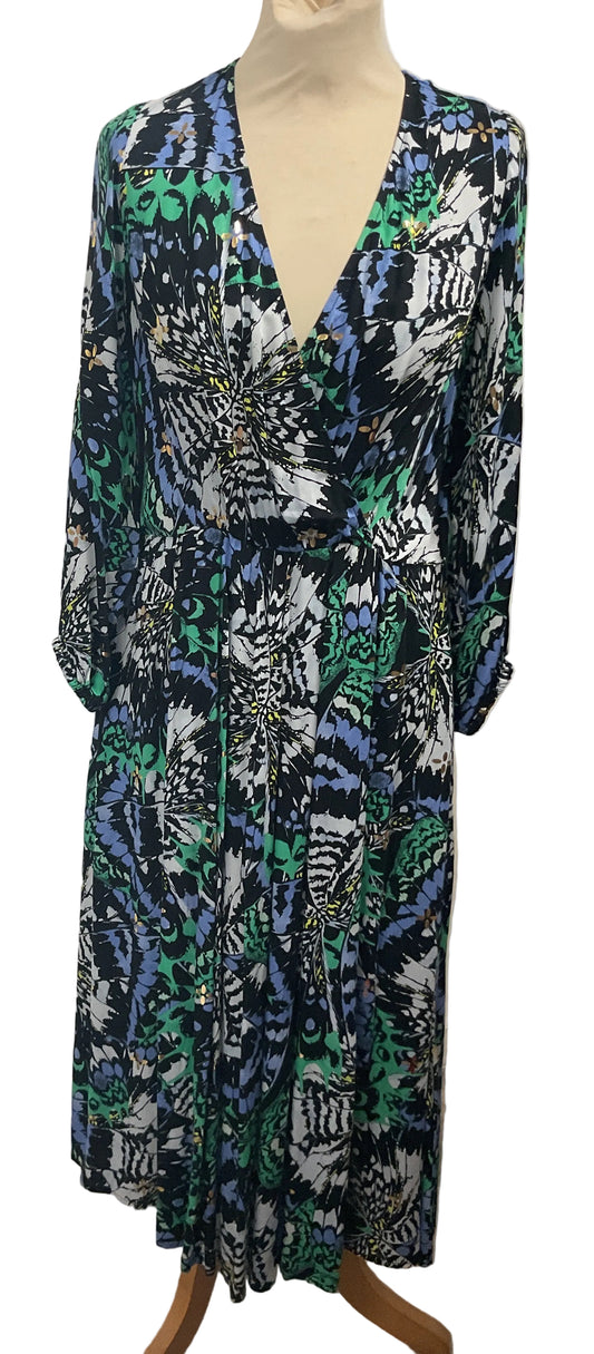 Culture Dress printed  Sz XS 5514MOT