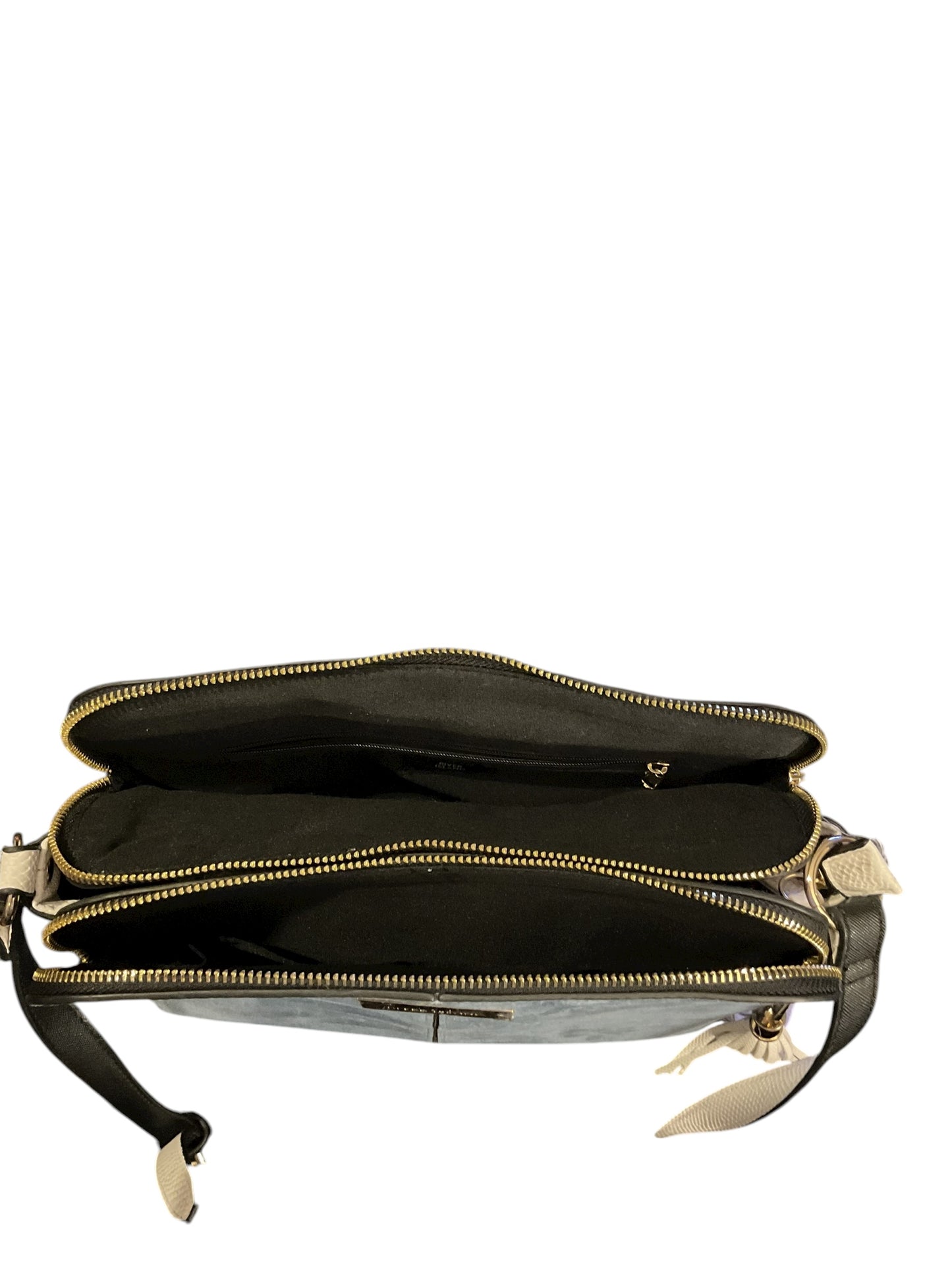 7487FG1125B60 River Island Blue Brushed Handbag